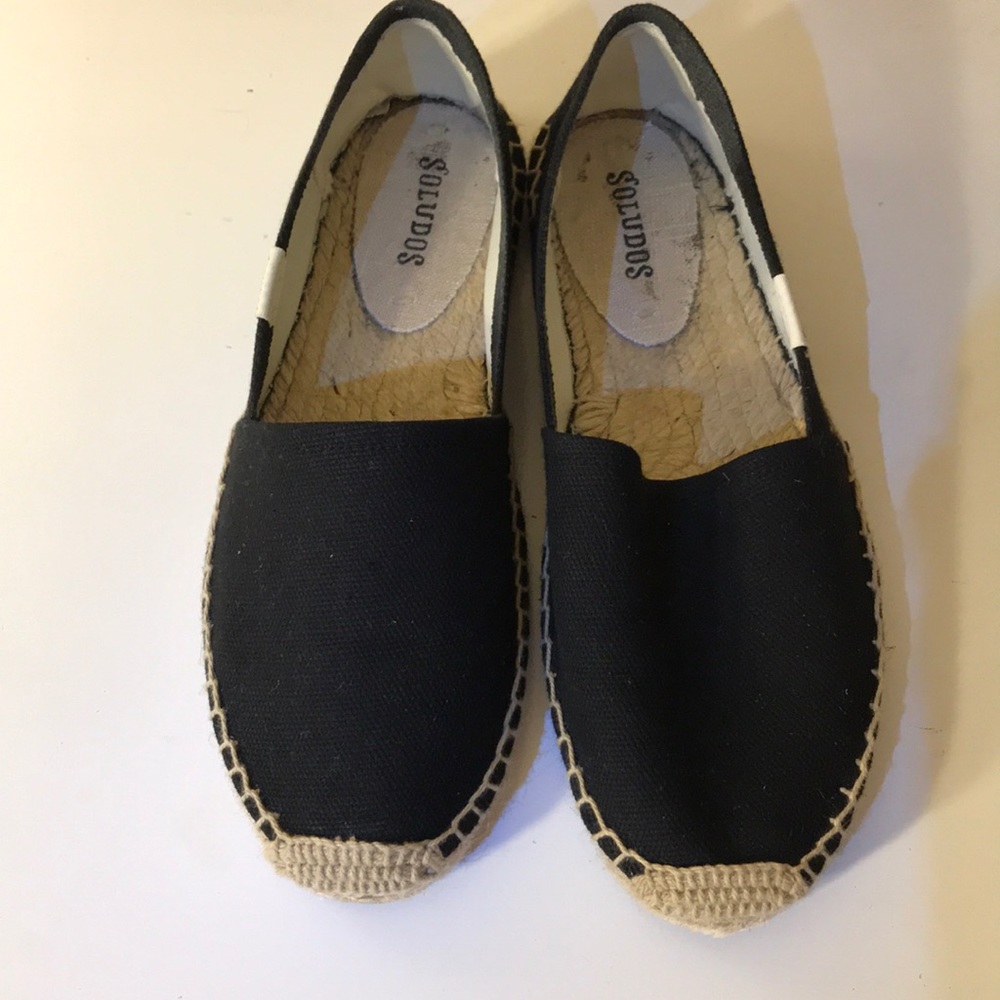 Soludos black espadrille